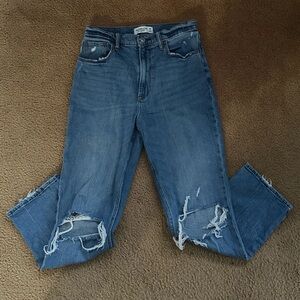 Abercrombie &‎ Fitch The Ankle Straight Ultra High Rise